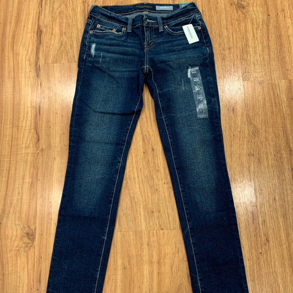 Aeropostale Girls Skinny Jeans Lowrise 00 Short